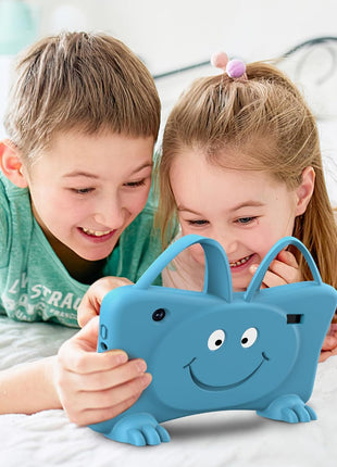 Trayoo Kids Tablet 7 Toddler Children's Learning Tablet with WiFi, YouTube, Parental Control, Durable Case Education Learning Apps for Boys Girls (Blue)