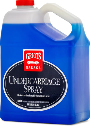 Griot's Garage Undercarriage Spray for Car Cleaning and Detailing, Undercoating for Wheel Wells, Frame, Springs, and More, 11139, One Gallon