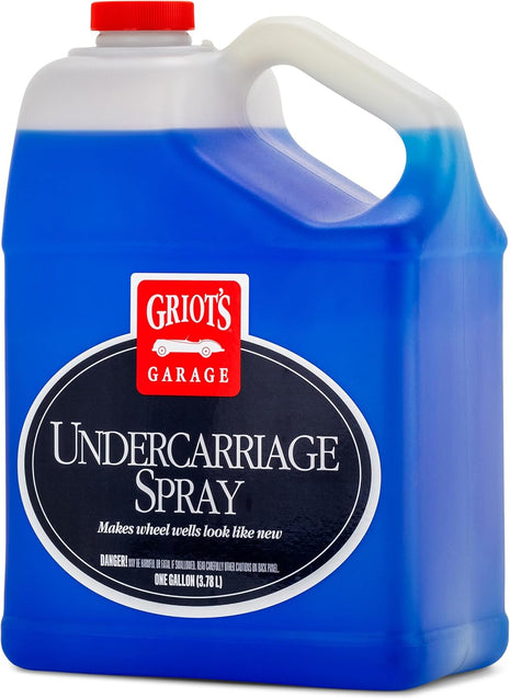 Griot's Garage Undercarriage Spray for Car Cleaning and Detailing, Undercoating for Wheel Wells, Frame, Springs, and More, 11139, One Gallon