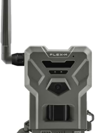 SPYPOINT Flex-M Twin Pack Cellular Trail Cameras - Best Hunting Accessories, No WiFi Needed, GPS, Night Vision, Dual-Sim LTE, IP65 Water-Resistant Game Camera, 28MP Photos, 720p Videos + Sound (2)