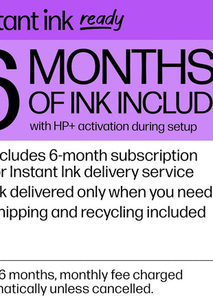 HP OfficeJet 8015e Wireless Color All-in-One Printer, 6 Month Instant Ink Trial Included