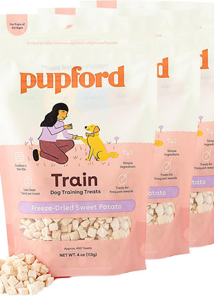 Pupford Freeze Dried Training Treats for Dogs & Puppies, 475+ Three Ingredient Bites (Beef Liver, 4 oz)