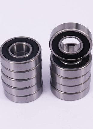 10PCS DEEG R8-2RS Ball Bearing Double-Sided Seal 1/2x1-1/8x5/16 Suitable for Motor, Wheelchair Front Foot Wheel Fork