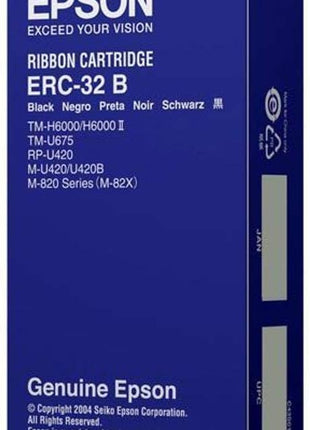 ERC-32B Ribbon Black TM-H6000/675
