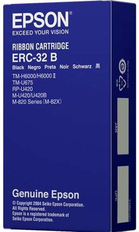 ERC-32B Ribbon Black TM-H6000/675