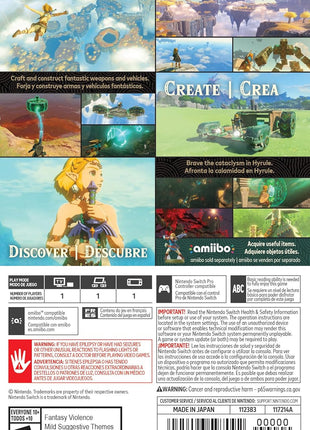 The Legend of Zelda: Tears of the Kingdom - Nintendo Switch (US Version)