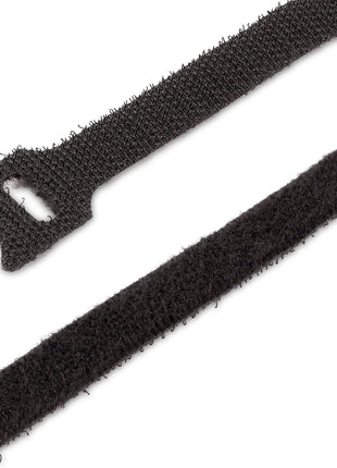 StarTech.com 6in Hook and Loop Cable Ties - 50 Pack - Black - Reusable Cable Straps - Adjustable and Flexible - Cord Organizer Tie/Wraps for Cable Management - Wire Loop Ties (B506I-HOOK-LOOP-TIES)