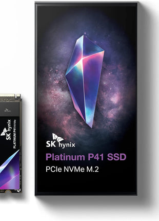 SK hynix Platinum P41 500GB SSD PCIe NVMe Gen4 M.2 2280 PS5 Internal SSD, Up to 7000MB/S, Storage Expansion, PS5, Laptop & PC Desktop Compatible, for Gamers and Creators