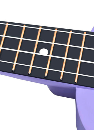 Soprano Ukulele Beginner Pack, 21 Inch Basswood kids Ukuleles Starter Kit with Gig Bag Spare Strings Tuner and Picks. (purple)