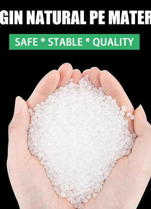 Bocolon High Density Polyethylene Sheets HDPE Plastic Sheet Board for DIY, Heavy Duty Industry, 1/4 inch Thick,Size 6 inch x 6 inch, White Color