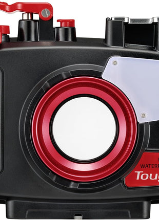 OM SYSTEM Olympus PT-059 Underwater Housing for TG-Series Cameras, Metal, Black | Compatible with Tg-6/tg-7, Waterproof to 45 M, Retains Full Camera Controls, 1x Fiber-Optic Strobe Output