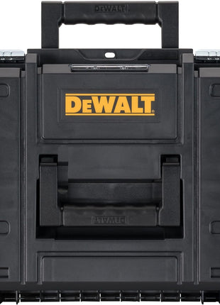DEWALT TSTAK II Tool Box, Flat Top Tool Storage Case, Organizer Box Holds Up To 66 lbs, Flexible Platforms for Stacking, 13 Inch (DWST17807)