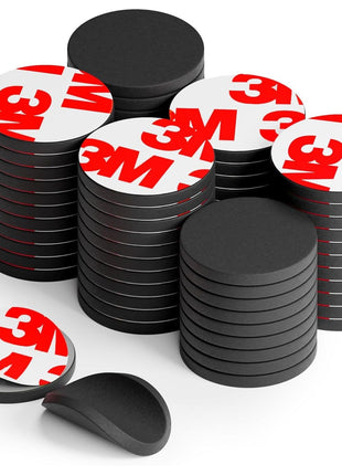 X-bet MAGNET Round Flexible Magnets with Adhesive Backing - (100pcs 0.8 inchx0.08 inch) Magnetic Dots for Whiteboard, Fridge - Stickers for Planning and Organization - Teacher Must Have - Teacher Supplies