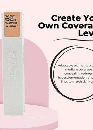 HAUS LABS BY LADY GAGA Triclone Skin Tech Hydrating + De-puffing Concealer with Fermented Arnica 14 Light Peach