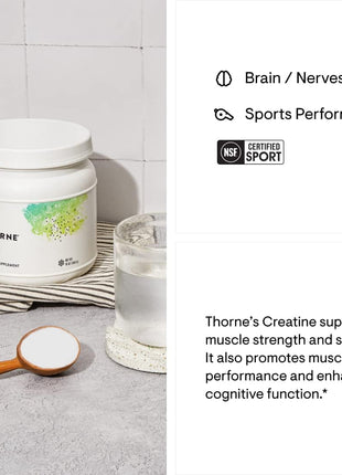 THORNE - Performance Essentials Bundle: Creatine & Amino Power Pack - Muscular Support, Energy Boost, and Cognitive Function - NSF Certified - 30 to 90 Servings