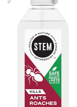 STEM Kills Ants, Roaches And Flies: Plant-Based Active Ingredient Bug Spray, Botanical Insecticide For Indoor And Outdoor Use; 12 fl oz (Pack Of 1)