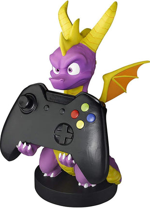 Exquisite Gaming Spyro the Dragon Controller Holder & Phone Stand, 8 in Cable Guys Licensed Figure