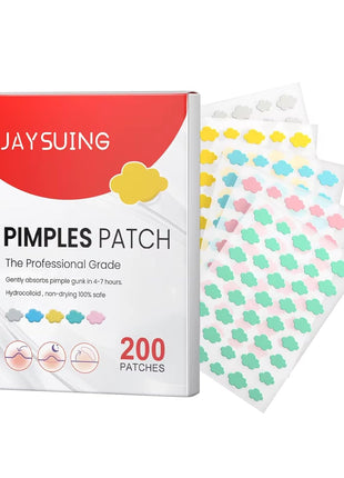 Pimples Patch, Professional Grade Hydrocolloid Patches, 200 Count, Non-Drying Acne Treatment