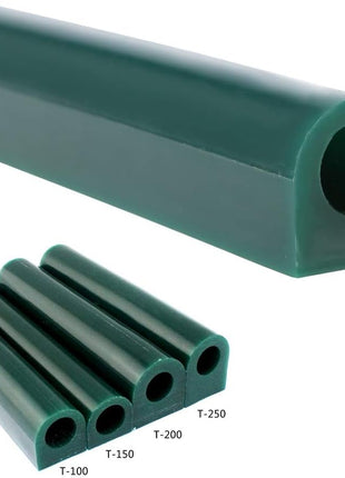 Jewelry Ring Tool Green Wax Tube for Making Rings Mold - Round With Centred Hole/Hard/Solid Carving Blank Large Flat Side (T200)
