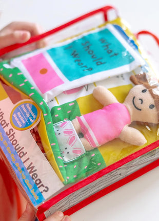 Melissa & Doug Soft Activity Baby Book - What Should I Wear?