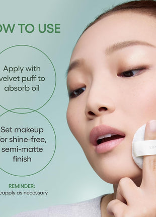 LANEIGE Neo Blurring Powder: Korean Oil-Control Compact with Pore Blurring, Smoothing Finish & Travel-Friendly, No-Spill Packaging