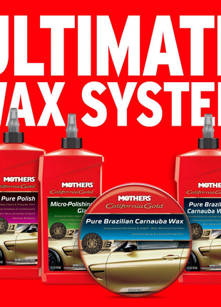 Mothers California Gold Pure Brazilian Carnauba Wax, 12 oz. Paste (05550)