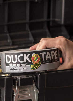 Duck Brand Max Strength Duct Tape - 1 Roll - Heavy Duty Hold - 1.88 Inch x 45 Yards - Silver (240201)
