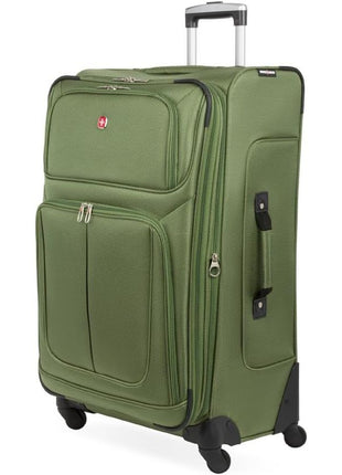 SWISSGEAR Sion Carry-On Spinner Luggage, Softside Expandable, Lightweight Suitcase, Black, 22.75-Inch