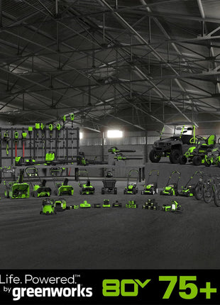Greenworks 80V (75+ Compatible Tools) 20 inch Brushless Cordless Snow Blower, 2.0Ah Battery and Charger Included