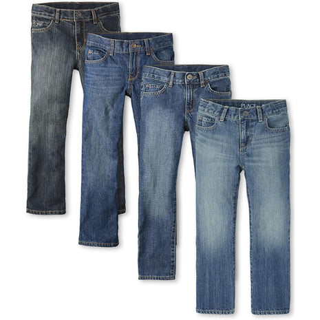 The Children's Place Boys Basic Bootcut Jeans,Dustbowl Wash Single,8