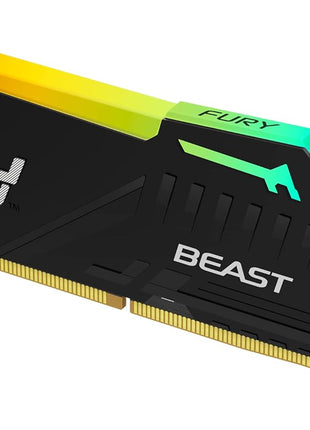 Kingston FURY Beast RGB 64GB 5600MT/s DDR5 CL36 Desktop Memory | AMD EXPO | KF556C36BBEA-64