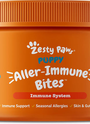 Zesty Paws Puppy Allergy & Immune Soft Chews + Puppy Calming Soft Chews