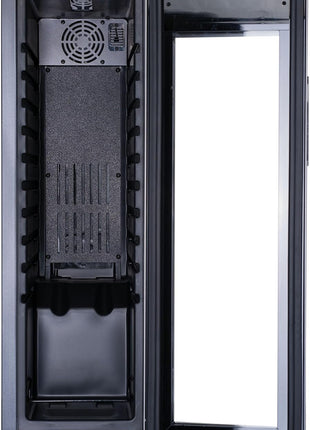 NewAir 12 Bottle Wine Cooler Refrigerator | Freestanding Wine Fridge | Stainless Steel, Double-Layer Tempered Glass Door, Quiet Compressor | 41F-64F Digital Temperature Control For Reds & Whites Wine