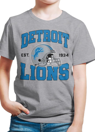 Junk Food Clothing x NFL - Team Helmet - Kids Short Sleeve Fan Shirt for Boys and Girls - Officially Licensed NFL Apparel
