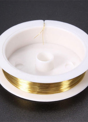 3 Rolls Jewelry Beading Wires, 0.2mm/ 32 Gauge Tarnish Resistant Copper Wires for Jewelry Making Supplies and Craft