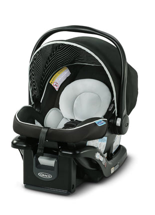 Graco® SnugRide Lite LX Infant Car Seat, Lightweight Rear-Facing Seat for Babies 4–30 lb, 4-Position Adjustable Base, Latch Installation & ProtectPlus Engineered, Studio