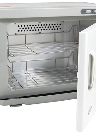 ForPro Professional Collection Premium Hot Towel Warmer, 23L Extra Large Capacity, Two Stainless Steel Racks, White