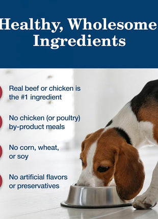 Blue Buffalo Homestyle Recipe Adult Wet Dog Food,Made with Natural Ingredients,Chicken and Beef Dinner Variety Pack,12.5-oz Cans,(Pack of 12)