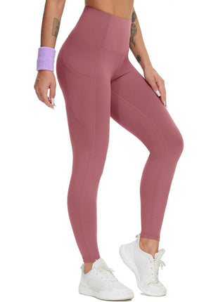 THE GYM PEOPLE Thick High Waist Yoga Pants with Pockets, Tummy Control Workout Running Yoga Leggings for Women (Medium, Black)
