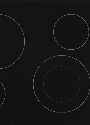 Frigidaire FFEC3025UB 30 Inch Electric Smoothtop Style Cooktop with 4 Elements in Black