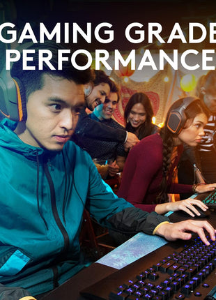 Logitech G213 Prodigy Gaming Keyboard - Wired RGB Backlit Keyboard with Mech-Dome Keys, Palm Rest, Adjustable Feet, Media Controls, USB, Compatible with Windows ??Black