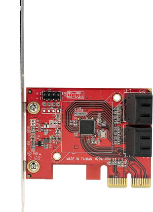 StarTech.com SATA PCIe Card - 4 Port PCIe Expansion Card - 6Gbps - Low/Full Profile - ASM1164 Non-Raid - PCI Express to SATA Converter, TAA (4P6G-PCIE-SATA-CARD)