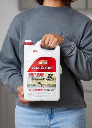 Ortho Home Defense Insect Killer for Indoor and Perimeter Refill2 - Ready-To-Use Bug Spray Refill, Kills Ants, Roaches, and Spiders, 1 gal.