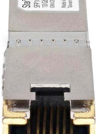 StarTech.com Cisco SFP-10GB-T-X Compatible SFP+ Module, 10GBASE-T, SFP to RJ45 Cat6/Cat5e, 10GE Gigabit Ethernet SFP+, 30m
