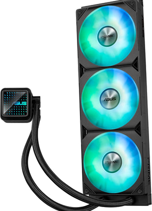 ASUS Prime LC 360 ARGB All-in-one AIO CPU Liquid Cooler AMD: AM5 & AM4 Intel: LGA 1851, 1700, 1200, 115x Specially Designed CPU Contact Area, Infinity Mirror, pre-Installed ARGB Fans, 6 Year Warranty