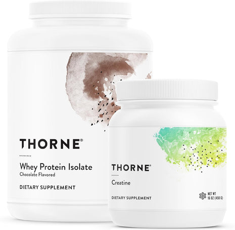 THORNE - Performance Whey Protein Isolate & Creatine Combo - Boost Muscle Support and Energy - NSF Certified for Sport - 30 to 90 Servings