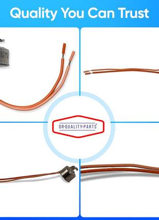 WR50X10068 Defrost Thermostat for GE Refrigerators | For GE Refrigerators, Replaces AP3884317, PS1011716, Refrigerator Defrost Thermostat Replacement Part, PS1011716, Replacement
