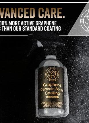 Adam's Advanced Graphene Ceramic Spray Coating Kit - 18+ Months Sprayable Graphene Oxide Ceramic Coating for Cars, Boats, RV's & Motorcycle - Adds Extreme Gloss, Depth, Shine & Protection