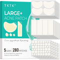 TKTK Pimple Patches Pimple Patches for Face Hydrocolloid Acne Patches Zit Patches for Chin and Nose Skin Care 5 Sizes 280 Count