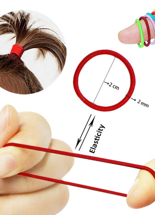 200PCS Small Hair Ties,No Crease Baby Hair Ties,Elastic Hair Ponytail Holder Hair Accessories for Baby Girls Infants Toddlers Kids